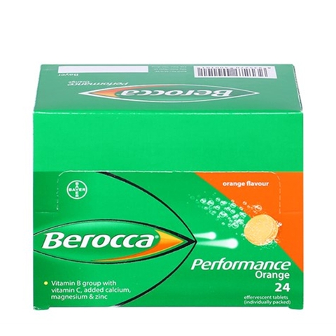 Berocca Performance Orange (Hộp 12 vỉ x 2 viên)