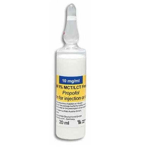 FRESOFOL 1% MCT/LCT INJ 20ML, HỘP 5 ỐNG