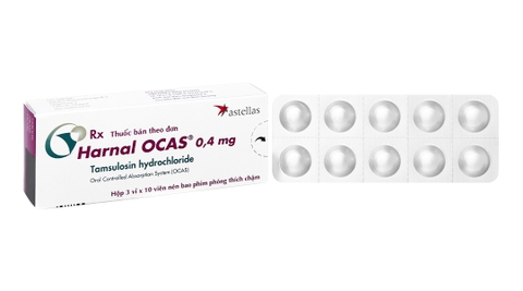 Harnal Ocas 0.4mg trị hội chứng tăng sản lành tính ở tuyến tiền liệt (3 vỉ x 10 viên)