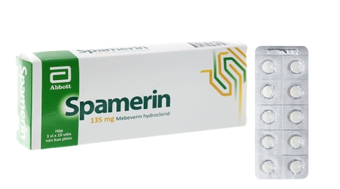 Spamerin 135mg trị các triệu chứng của hội chứng ruột kích thích (3 vỉ x 10 viên)