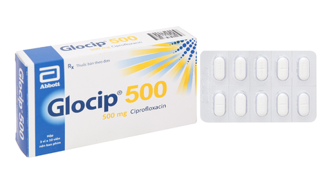 Glocip 500 trị nhiễm khuẩn (3 vỉ x 10 viên)