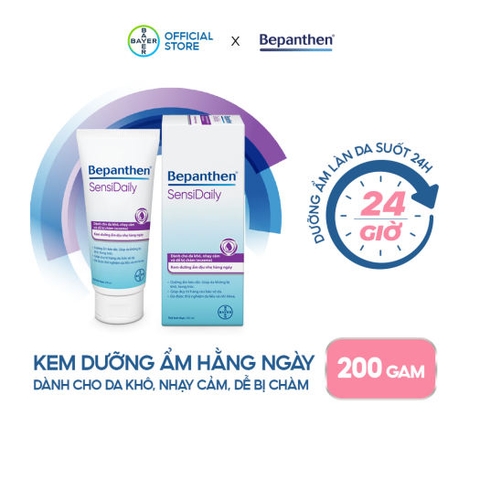 Kem Dưỡng Ẩm Hằng Ngày Bepanthen Sensidaily 200ml