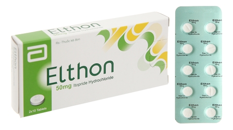 Elthon 50mg trị triệu chứng trong viêm dạ dày mạn (2 vỉ x 10 viên)