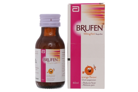 Siro Brufen 100mg/5ml giảm đau, hạ sốt chai 60ml