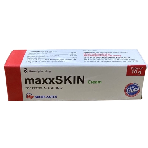 Thuốc bôi ngoài da chữa viên da dị ứng MaxxSKIN hộp 1 tuýp 10g