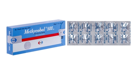 Methycobal 500mcg trị bệnh lý thần kinh ngoại biên (3 vỉ x 10 viên)