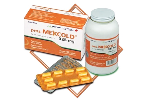 Thuốc pms - Mexcold 325mg Imexpharm giảm đau, hạ sốt (10 vỉ x 10 viên)