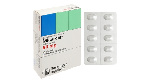 Micardis 80mg trị tăng huyết áp vô căn (3 vỉ x 10 viên)