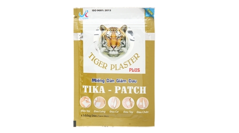 Miếng dán Tika-Patch giảm đau cơ, xương khớp gói 4 miếng