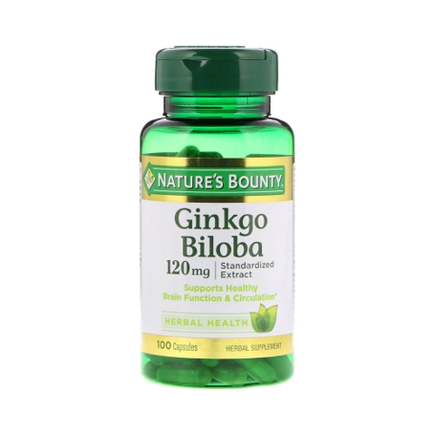 BỔ NÃO NATURE'S BOUNTY GINKGO BILOBA 120MG