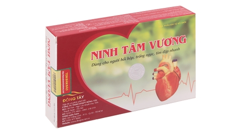 Ninh Tâm Vương giảm hồi hộp, trống ngực hộp 30 viên