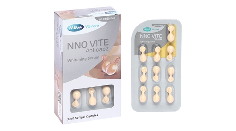 Serum NNO Vite Aplicapz dưỡng trắng da hộp 30 viên