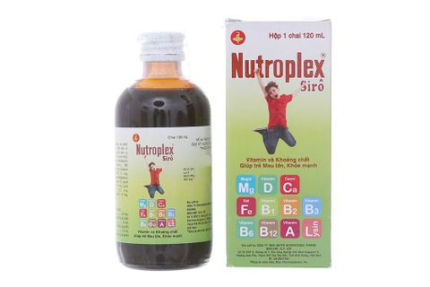 Siro Nutroplex bổ sung vitamin, trị thiếu máu chai 120ml
