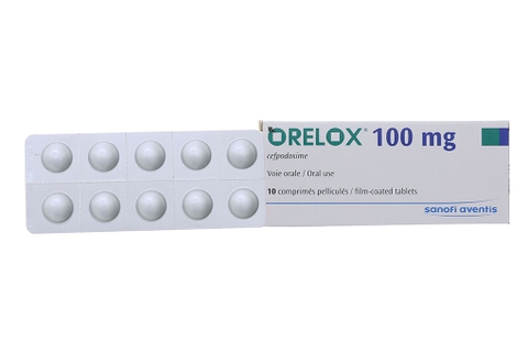 Orelox 100mg trị nhiễm khuẩn (1 vỉ x 10 viên)