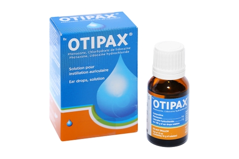 Dung dịch nhỏ tai Otipax trị đau tại chỗ do viêm tai chai 15ml