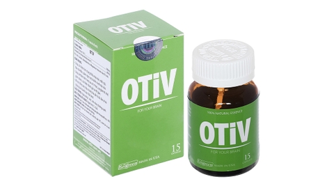 Otiv cải thiện tình trạng thiếu máu não, mất ngủ chai 15 viên