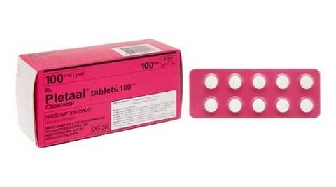 Pletaal Tablets 100mg trị thiếu máu cục bộ (10 vỉ x 10 viên)