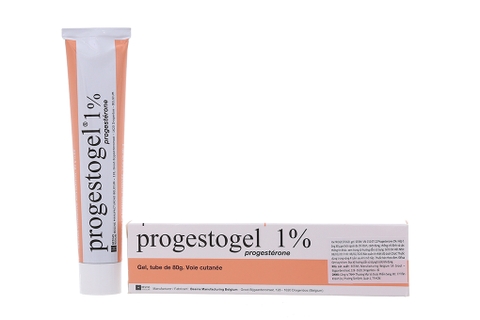 Gel bôi Progestogel 1% trị các bệnh tuyến vú lành tính tuýp 80g