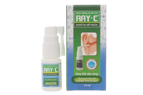 Ray-C vệ sinh tai, làm sạch ráy tai chai 10ml