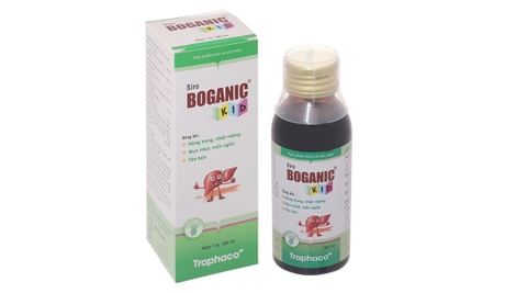Siro Boganic Kid thanh nhiệt, giảm táo bón chai 100ml