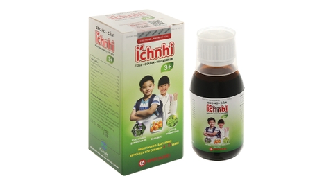 Siro ho cảm Ích Nhi 3+ hỗ trợ giảm ho, tăng đề kháng chai 90ml