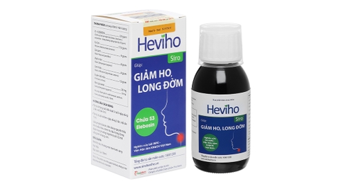 Siro Heviho hỗ trợ giảm ho, long đờm chai 100ml