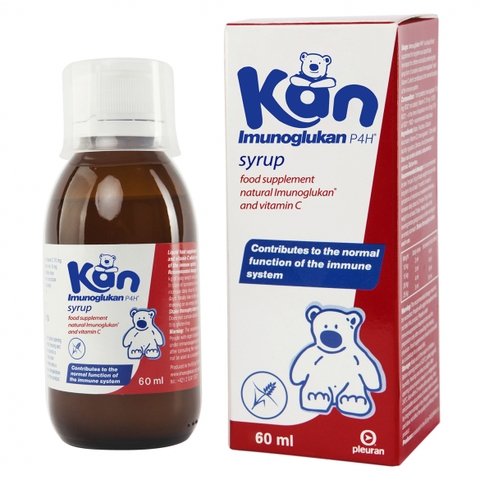 Siro Kan Imunoglukan P4H hỗ trợ tăng đề kháng cho bé chai 60ml