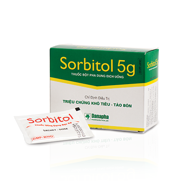 Sorbitol 5g Danapha - Thuốc điều trị triệu chứng khó tiêu, táo bón hiệu quả