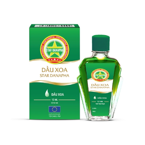 Dầu Xoa Star Danapha 12ml - Dầu gió massage ngoài da