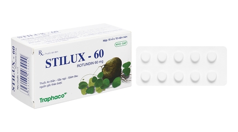Stilux-60 giảm lo âu, căng thẳng (10 vỉ x 10 viên)