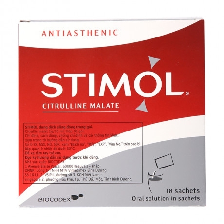 STIMOL BIOCODEX 18 GÓI X 10ML