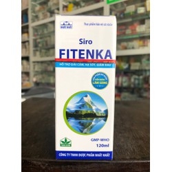 Siro Fitenka Nhất Nhất hỗ trợ giải cảm, hạ sốt (120ml)