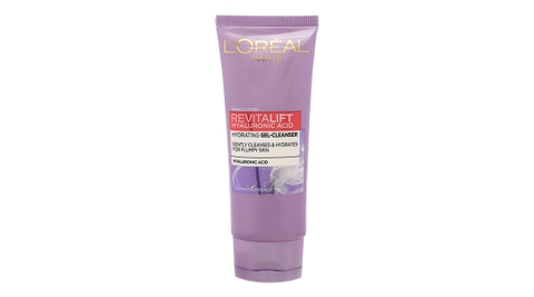 Sữa rửa mặt L'oreal Paris Revitalift Hyaluronic Acid cấp ẩm, mịn da tuýp 100ml