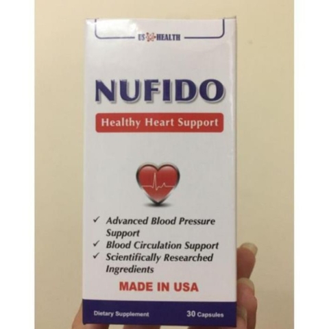 Nufido giúp hỗ trợ tăng cường sức khỏe hệ tim mạch hiệu quả của Mỹ