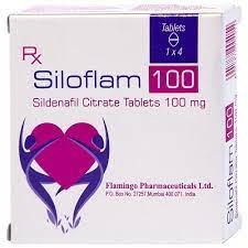 Siloflam 100 Flamingo điều trị rối loạn cương và rối loạn xuất tinh (1 vỉ x 4 viên)