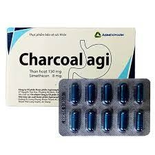 Charcoal Agi hỗ trợ giúp chống đầy hơi, chướng bụng, khó tiêu