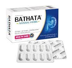 Hỗ trợ điều trị sỏi thận BATHATA hộp 3 vỉ x 10 viên