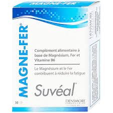 Magne-Fer Suvéal Densmore bổ sung magie, vitamin B6 và sắt cho cơ thể