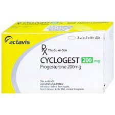 Thuốc đặt âm đạo Cyclogest 200mg hộp 15 viên