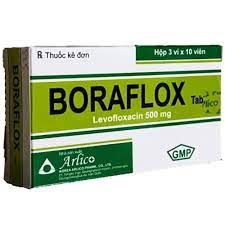 Boraflox 500mg Arlico hỗ trợ điều trị các bệnh nhiễm khuẩn (30 viên)