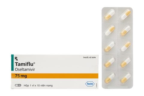 Tamiflu 75mg phòng và trị cúm do virus (1 vỉ x 10 viên)