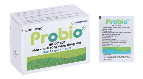 Bột men vi sinh Probio hỗ trợ trị rối loạn tiêu hóa (14 gói x 1g)