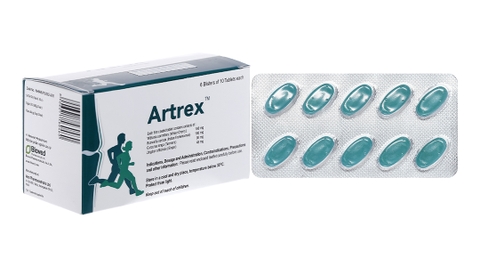 Artrex trị viêm khớp dạng thấp, thoái hóa khớp (6 vỉ x 10 viên)