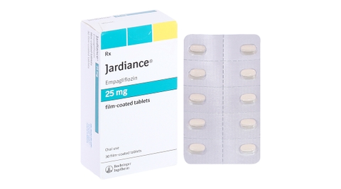 Jardiance 25mg trị đái tháo đường tuýp 2 (3 vỉ x 10 viên)