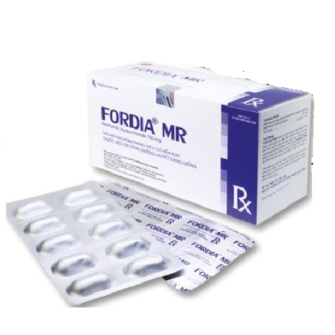 Fordia MR 750mg thuốc trị tiểu đường