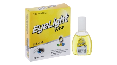 Dung dịch nhỏ mắt Eyelight Vita cung cấp vitamin, dưỡng ẩm cho mắt lọ 10ml