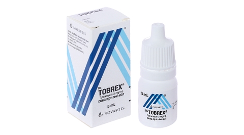 Dung dịch nhỏ mắt Tobrex 0.3% trị nhiễm trùng nhãn cầu chai 5ml
