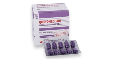 Quinoneg 500 Nalidixic Acid 500mg hộp 10 vỉ x 10 viên