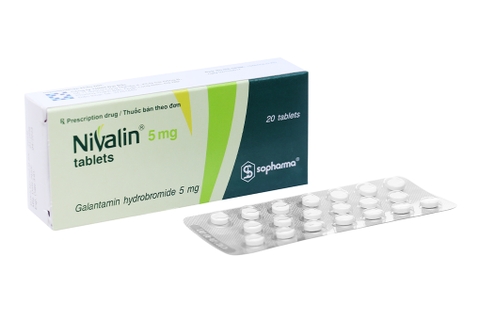Nivalin Tablets 5mg trị sa sút trí tuệ (1 vỉ x 20 viên)