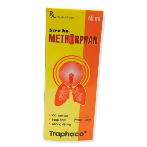 Siro ho Methorphan Traphaco điều trị ho khan, ho dị ứng (60ml)